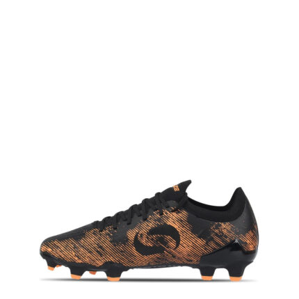 Sondico Blaze Junior Firm Ground Football Boots – Black/Orange – view 2