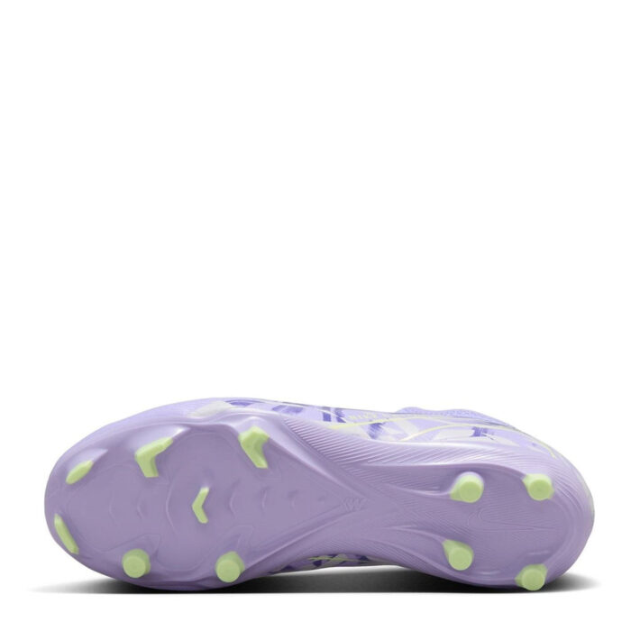 Nike Zoom Mercurial Vapor 16 Junior Firm Ground Football Boots – Purple/Volt – view 3