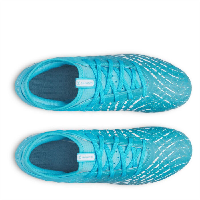 Under Armour Under Armour Magnetico .3 Junior Firm Ground Football Boots – Blue/White – view 4