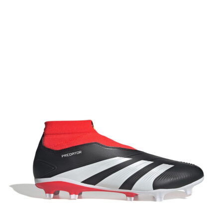 adidas Predator 24 Firm Ground Football Boots – Black/White/Red