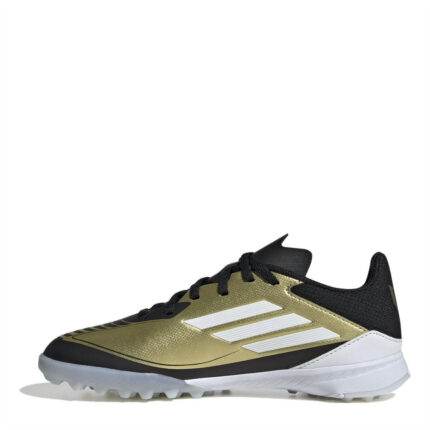 adidas F50 Junior Turf Football Boots – Gold/Black – view 2