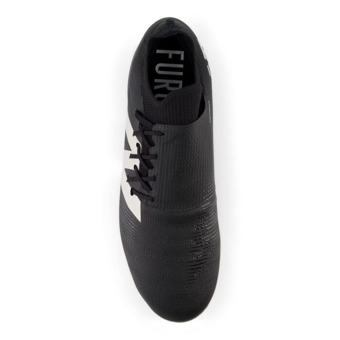 New Balance Furon V7+ Destroy Firm Ground Football Boots – Black/White – view 3