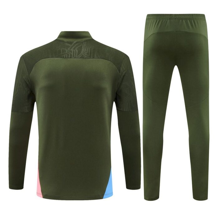Mens Manchester City 2024/25 Half-Zip Sweater+Pant 14001 - Image 2
