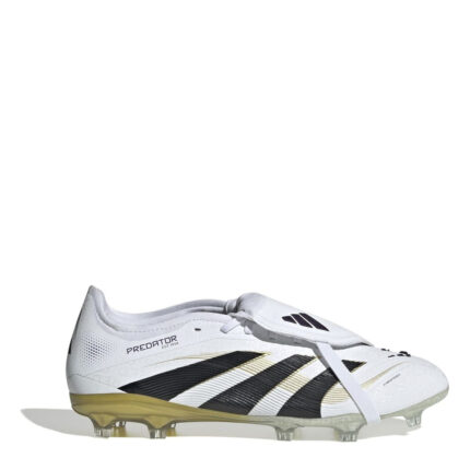 adidas Predator Firm Ground Football Boots – White/Blk/Gold