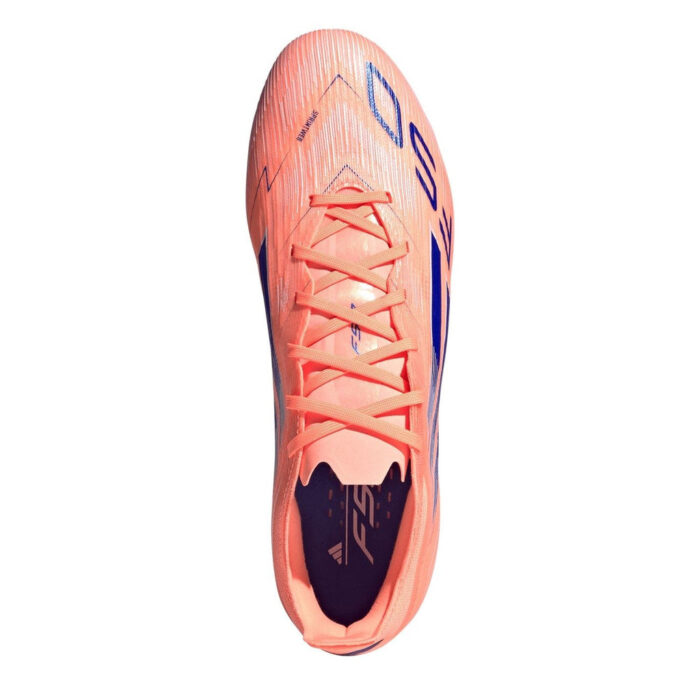 adidas F50 Firm Ground Football Boots – Orange/Blue – view 5