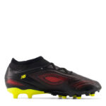 New Balance Junior Firm Ground Football Boots – Black/Yellow – view 3