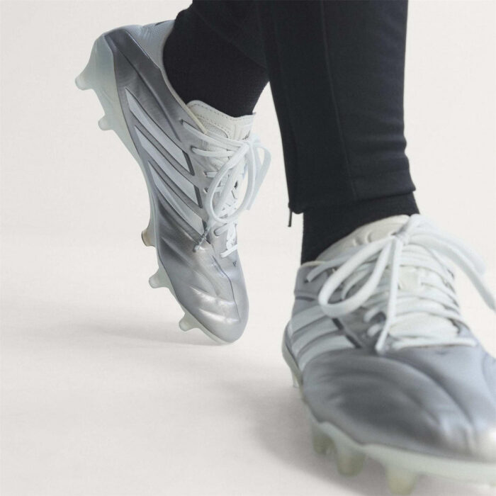 adidas Copa Pure 4 Firm Ground Football Boots – Silver - Image 3