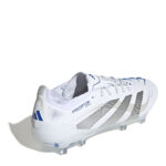 adidas Predator Firm Ground Football Boots – White/Silver – view 4
