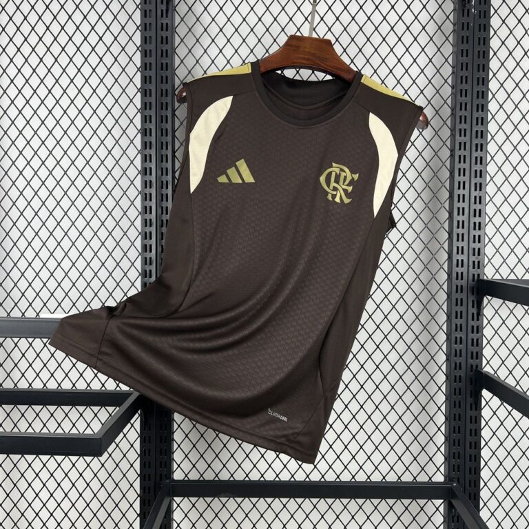 Mens Flamengo 2025/26 Pre-Match Vest Jersey 7