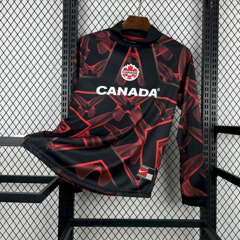 Mens Canada 2026 Hollywood Goalkeeper Long Sleeve Jersey 6