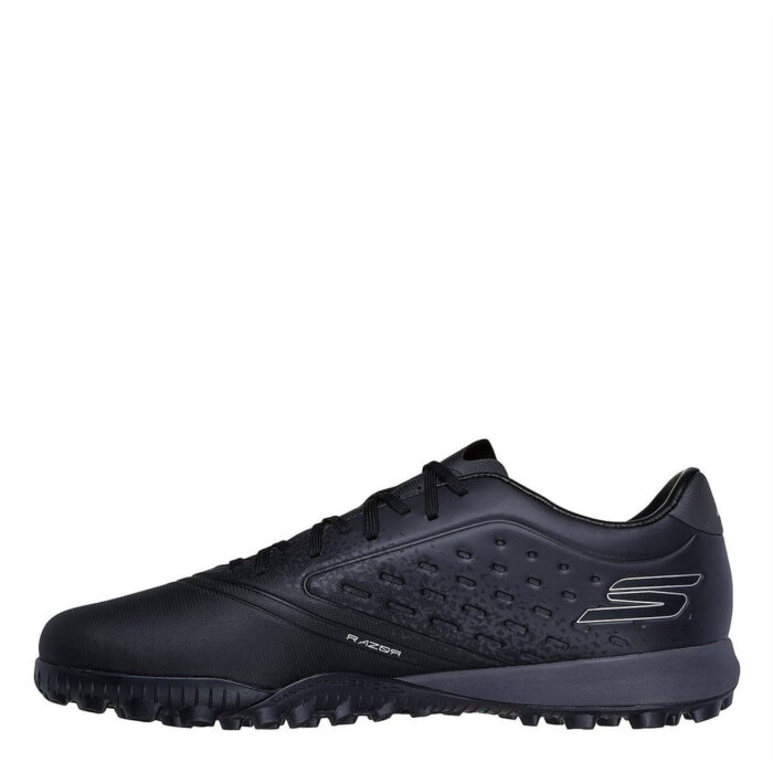 Skechers Razor Gold Turf Football Boots – Black/Silver – view 6