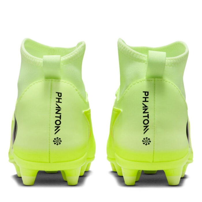 Nike Phantom 6 Junior Multi-Ground Football Boots – Volt/Crimson – view 5