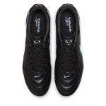Nike Tiempo Ligera Firm Ground Football Boots – Black/Blue – view 6