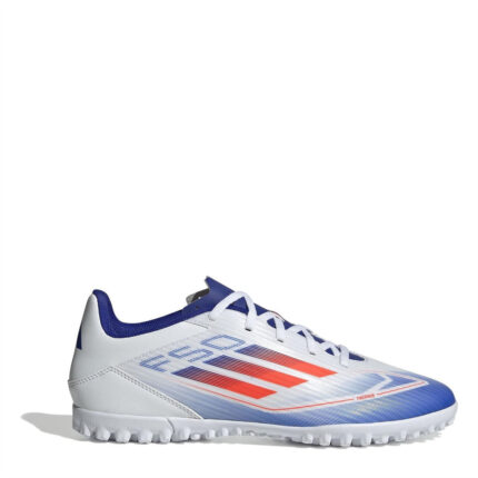 adidas F50 Turf Football Boots – White/Red/Blue