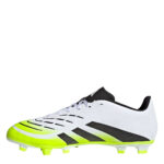 adidas Predator Firm Ground Football Boots – White/Blk/Lemon – view 2