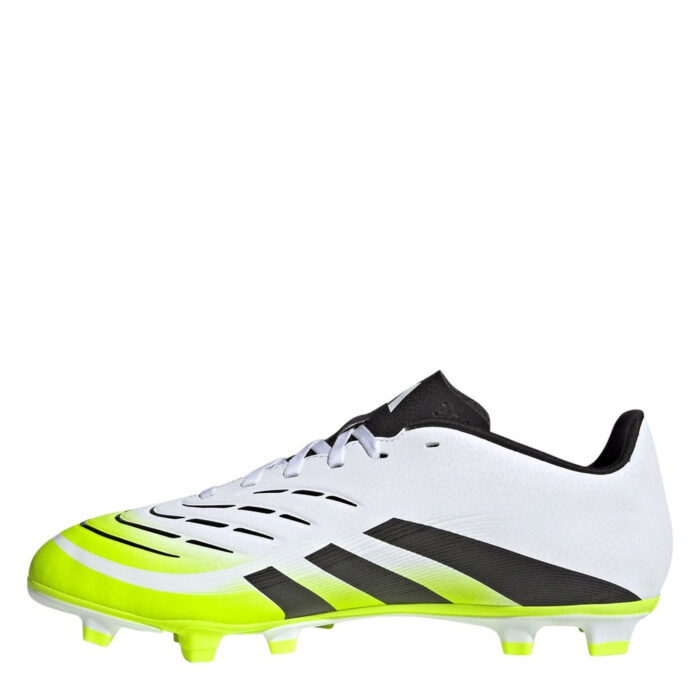 adidas Predator Firm Ground Football Boots – White/Blk/Lemon – view 2