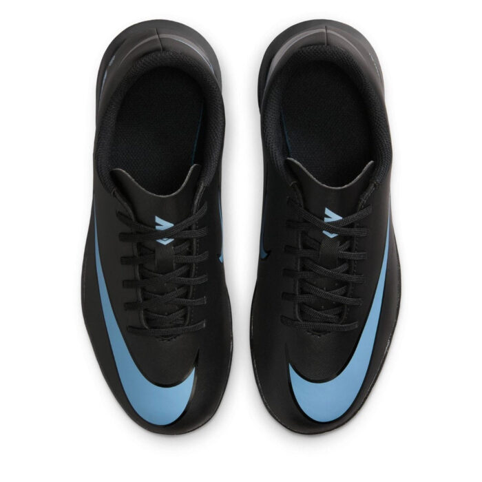 Nike Mercurial Vapor 16 Junior Turf Football Boots – Black/Blue – view 6