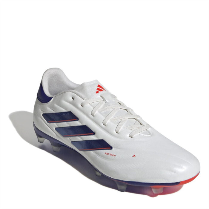 adidas Copa Pure 2 Firm Ground Football Boots – White/Blue - Image 3