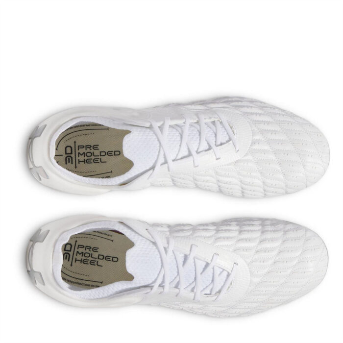 Under Armour Mens Clone Magnetico Firm Ground Football Boots – White – view 4