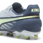 Puma King Firm Ground Football Boots – Grey/Yellow – view 5
