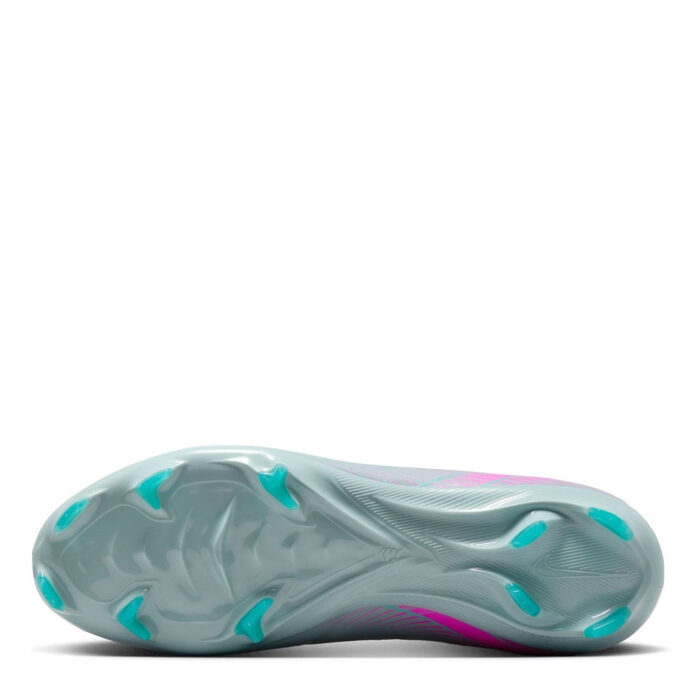 Nike Zoom Mercurial Vapor 16 Firm Ground Football Boots – Grey/Pink – view 3