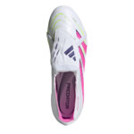 adidas Predator Firm Ground Football Boots – White/Pink – view 6