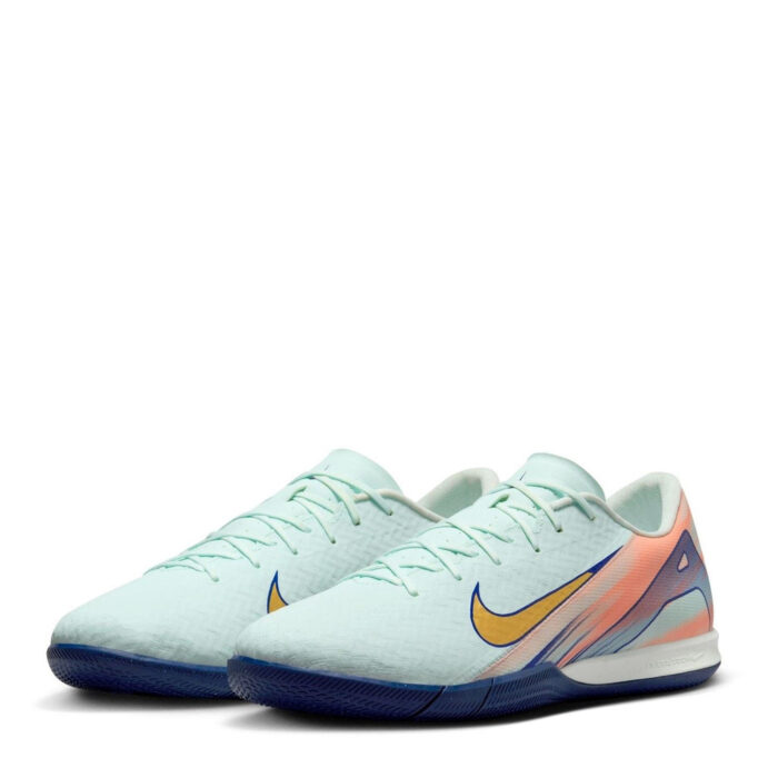 Nike Mercurial Vapor 16 Indoor Football Boots – Green/White – view 4