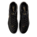 Nike Tiempo Ligera Firm Ground Football Boots – Blk/Wht/Gold – view 6