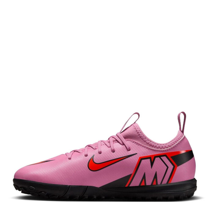 Nike Zoom Mercurial Vapor 16 Junior Turf Football Boots – Pink/Black – view 2