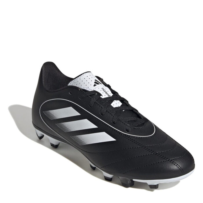 adidas Goletto Firm Ground Football Boots – Black/White – view 3