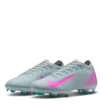 Nike Zoom Mercurial Vapor 16 Firm Ground Football Boots – Grey/Pink – view 4