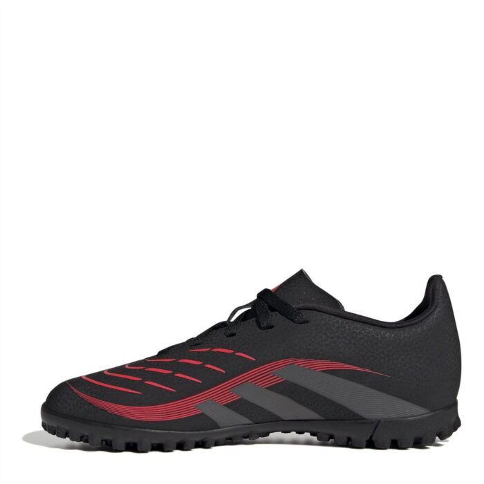 adidas Predator Junior Turf Football Boots – Black/Grey – view 8