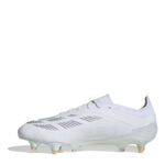 adidas Predator 24 Soft Ground Football Boots – White/Gold/Wht – view 2