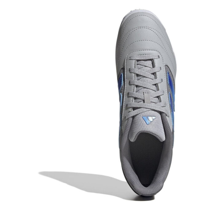 adidas Super Indoor Football Boots – Grey/Blue – view 5