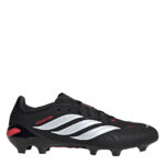 adidas Predator Firm Ground Football Boots – Black/Red