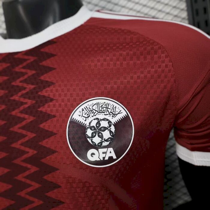 Mens Qatar 2026 Home Jersey Player Version 5
