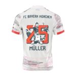 Mens Bayern Munich Müller#25 2025/26 Away Jersey