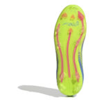 adidas F50 Junior Firm Ground Football Boots – Blue/Lemon/Pink – view 6