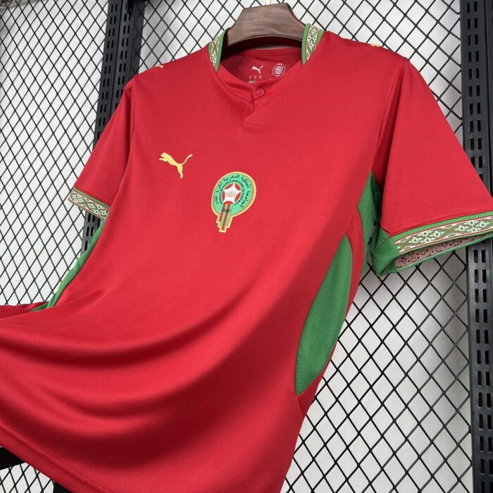 Mens Morocco 2026 World Cup Home Jersey 3