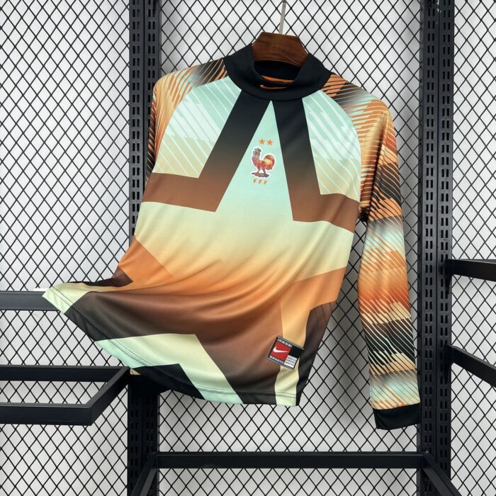 Mens France 2026 Hollywood Goalkeeper Long Sleeve Jersey 6
