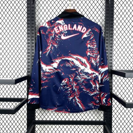 Mens England 2026 Hollywood Goalkeeper Long Sleeve Jersey 1