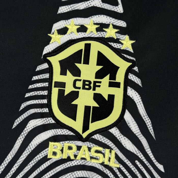 Mens Brazil 2026 Hollywood Goalkeeper Long Sleeve Jersey 3