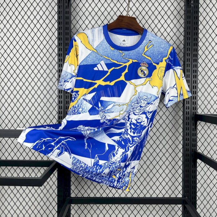 Mens Real Madrid 2025/26 Pre-Match Jersey 7