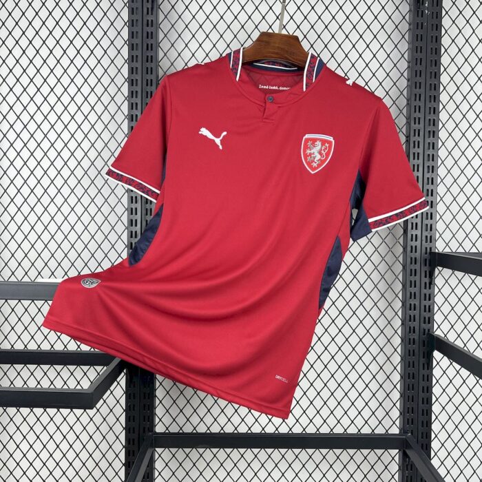 Mens Czech Republic 2026 World Cup Home Jersey 9