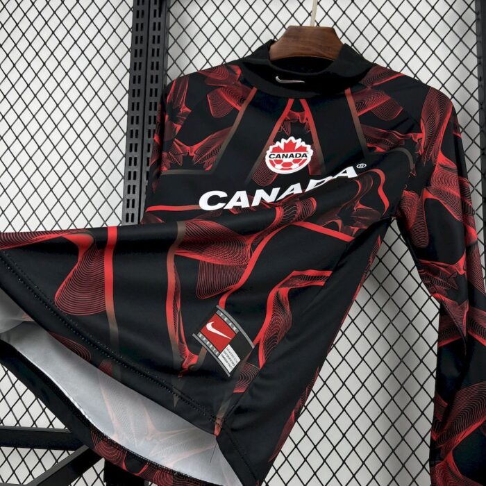 Mens Canada 2026 Hollywood Goalkeeper Long Sleeve Jersey 2