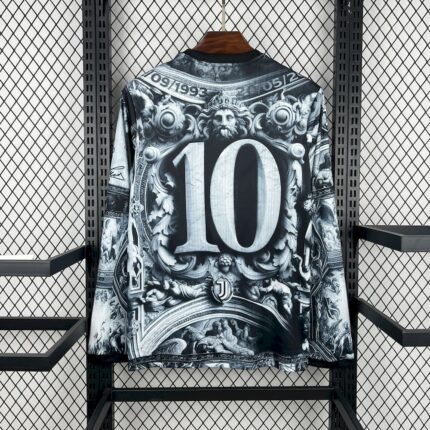 Mens Juventus Del Piero 2025/26 Pre-Match Long Sleeve Jersey 1