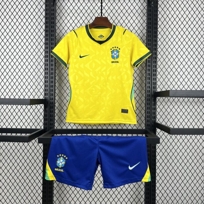 Kids Brazil 2026 World Cup Home Kit 6