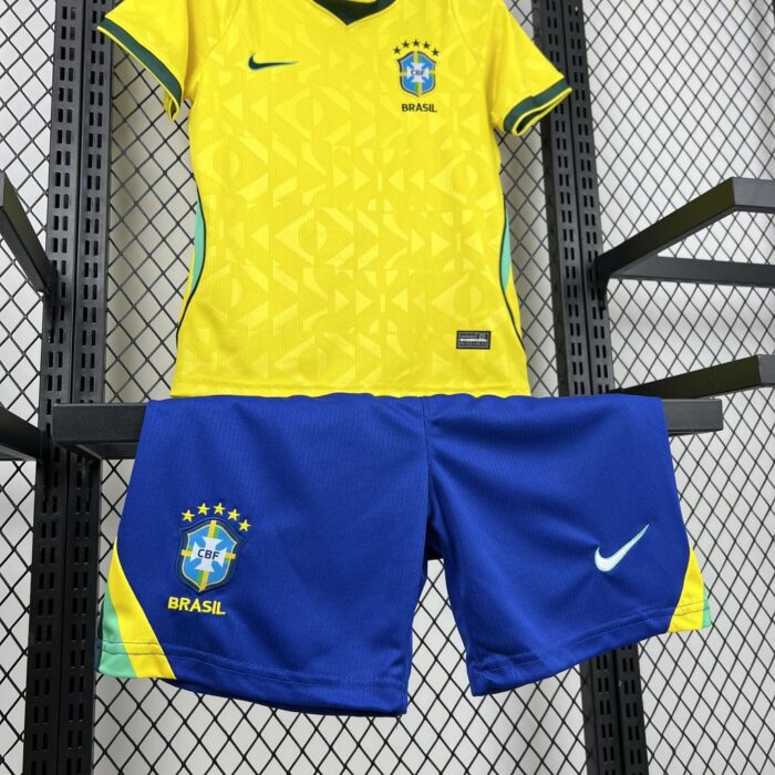 Kids Brazil 2026 World Cup Home Kit 2
