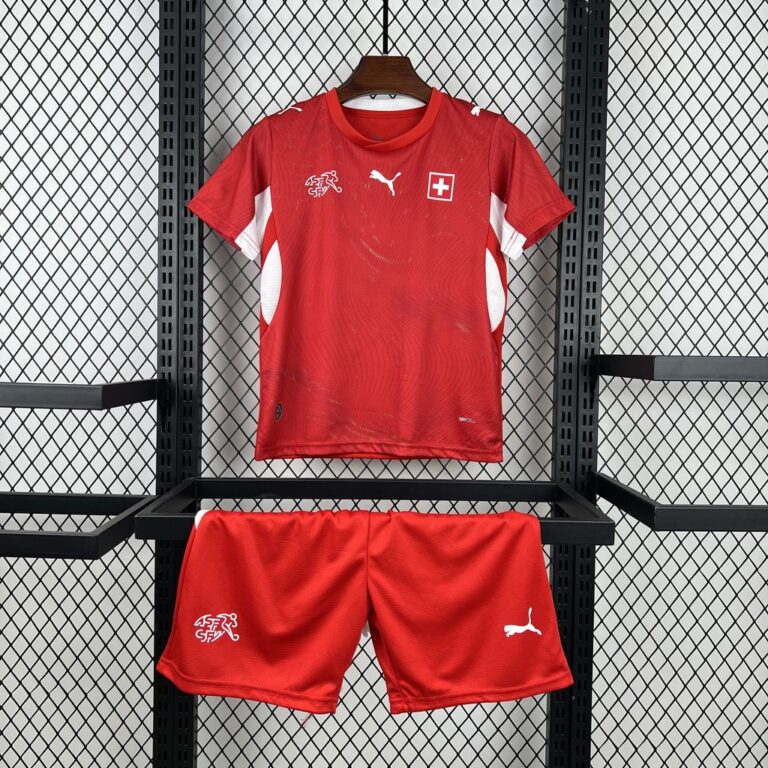 Kids Switzerland 2026 World Cup Home Kit 6