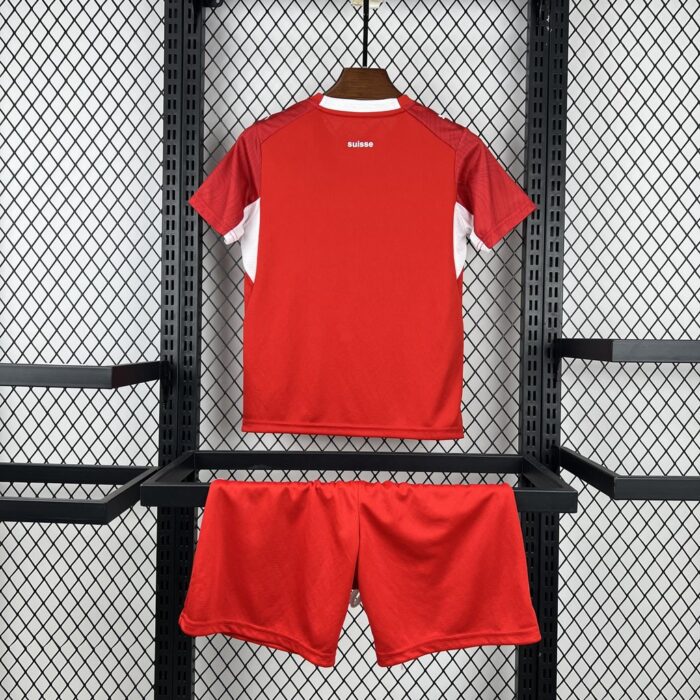 Kids Switzerland 2026 World Cup Home Kit 1